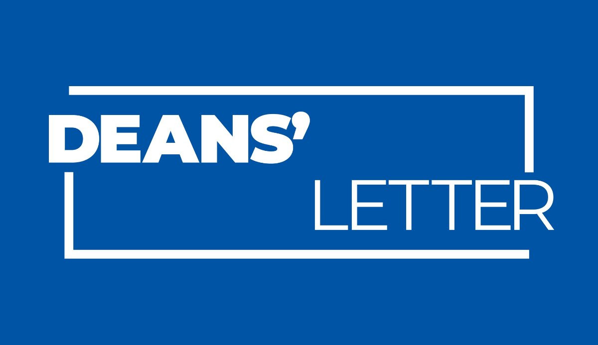 Deans' Letter