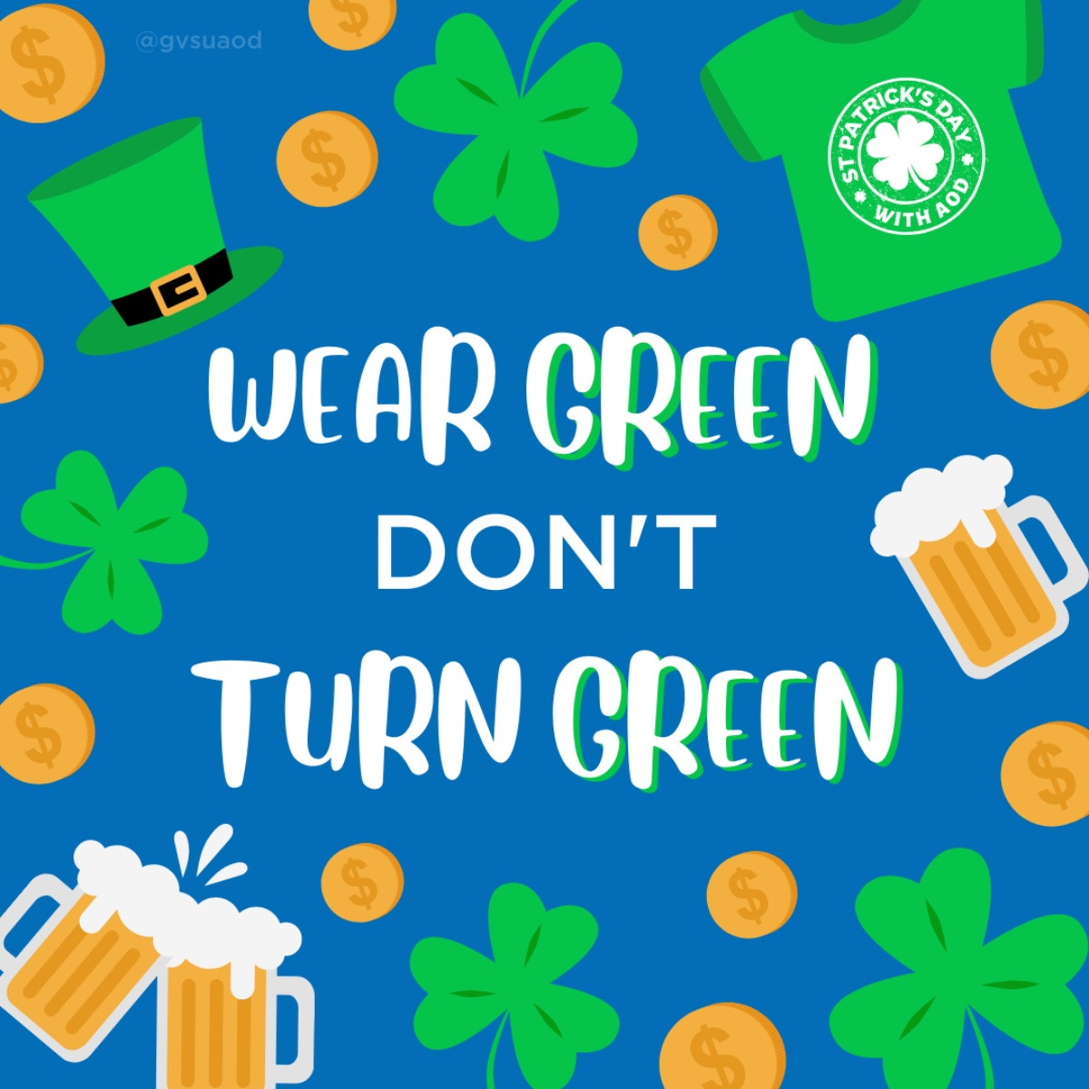 Wear green don't turn green